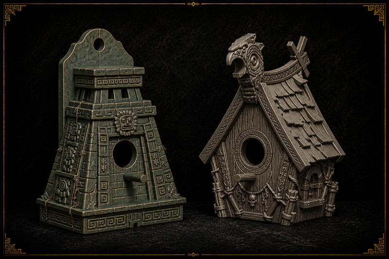 Medieval Birdhouses