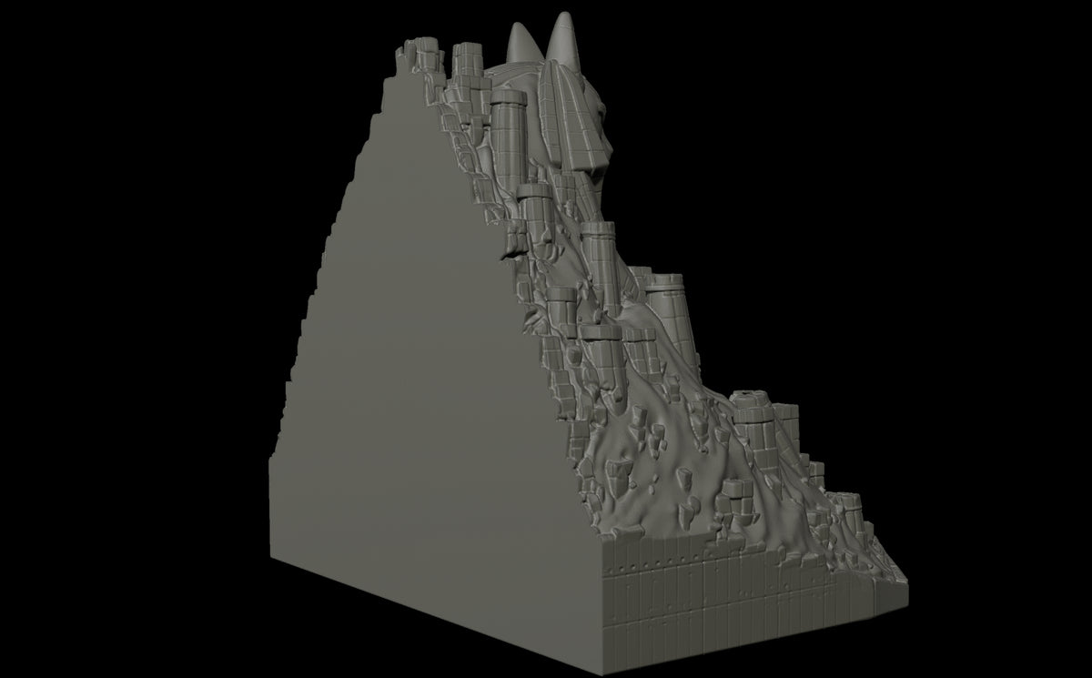 Anubis Mountain Temple – Egyptian Fantasy Dungeon Entrance & Tabletop Terrain