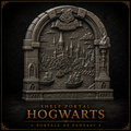 School of Witchcraft & Wizardry Shelf Portal – Fantasy Magic School Display