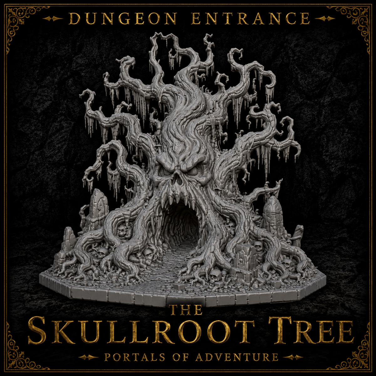 The Skullroot Tree – Cursed Woodland Dungeon Entrance