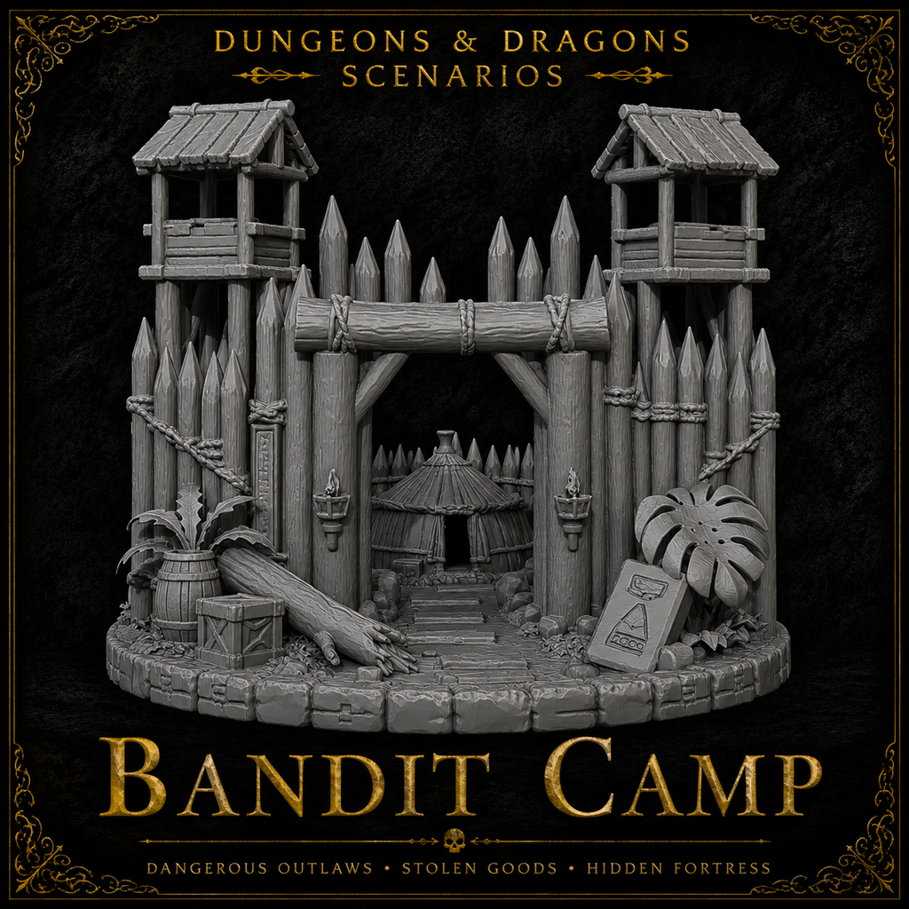 The Bandit Camp – Fortified Outlaw Stronghold | Dungeons & Dragons Scenario