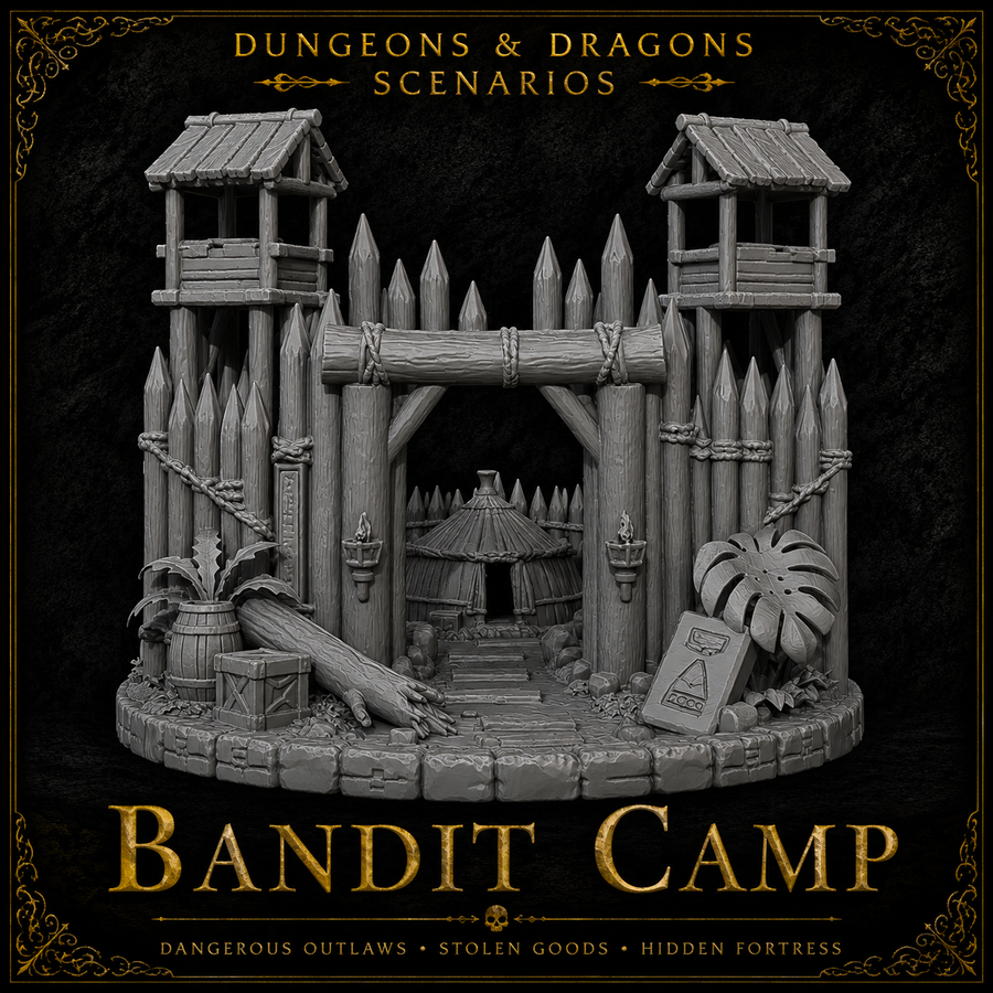 The Bandit Camp – Fortified Outlaw Stronghold | Dungeons & Dragons Scenario