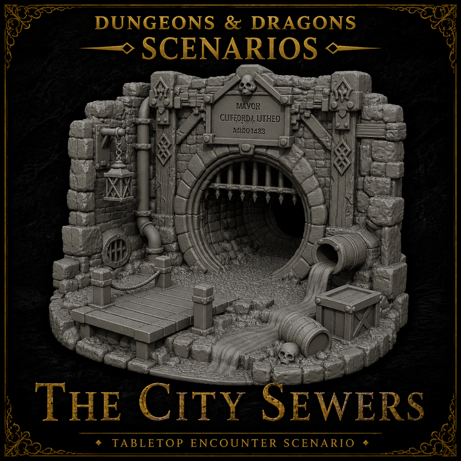 The City Sewers – Forgotten Tunnels Beneath the Streets | Dungeons & Dragons Scenario