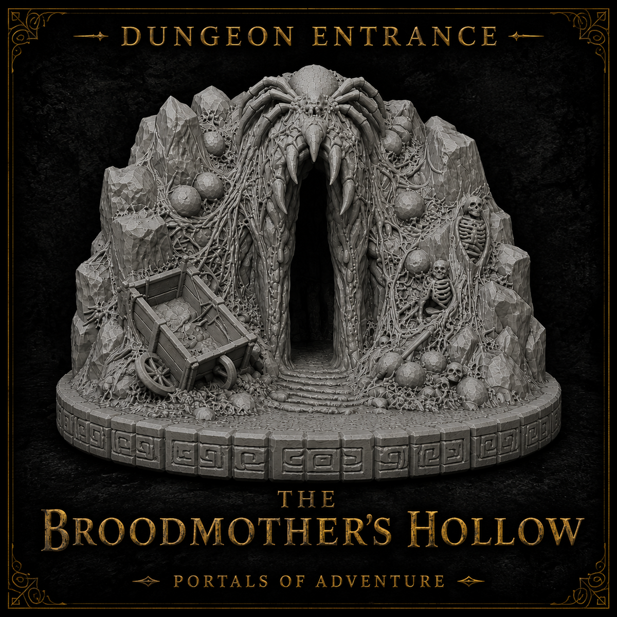 The Broodmother’s Hollow – Spider Nest Dungeon Entrance