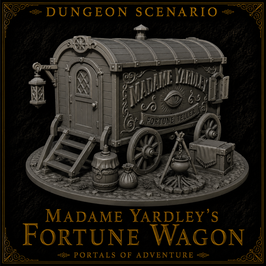 Madame Yardley’s Fortune Wagon – Mysterious Fortune Teller Encounter | Dungeons & Dragons Scenario