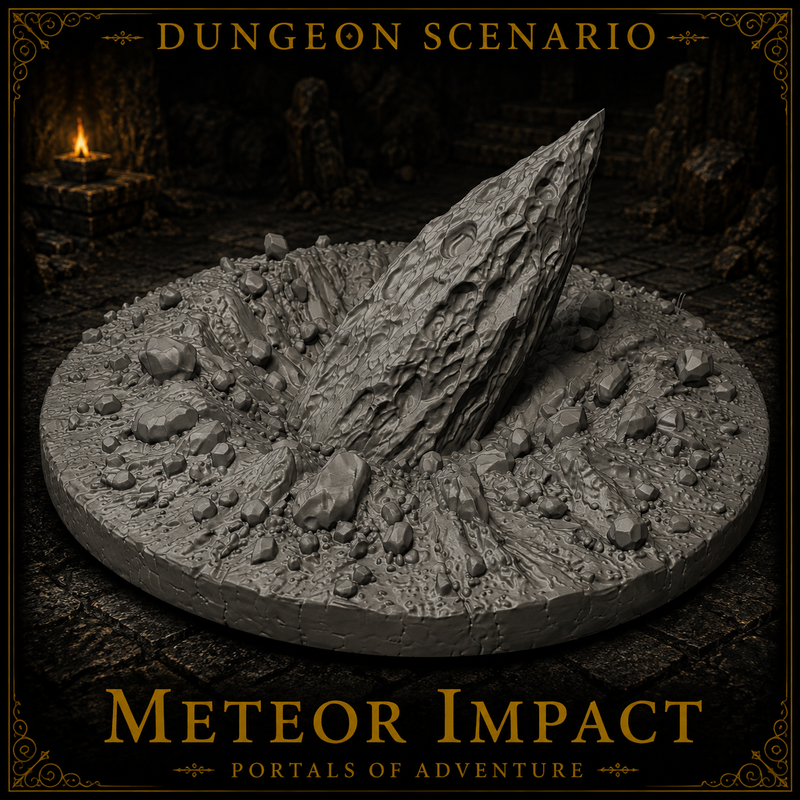 Meteor Impact – Mysterious Fallen Object Encounter | Dungeons & Dragons Scenario
