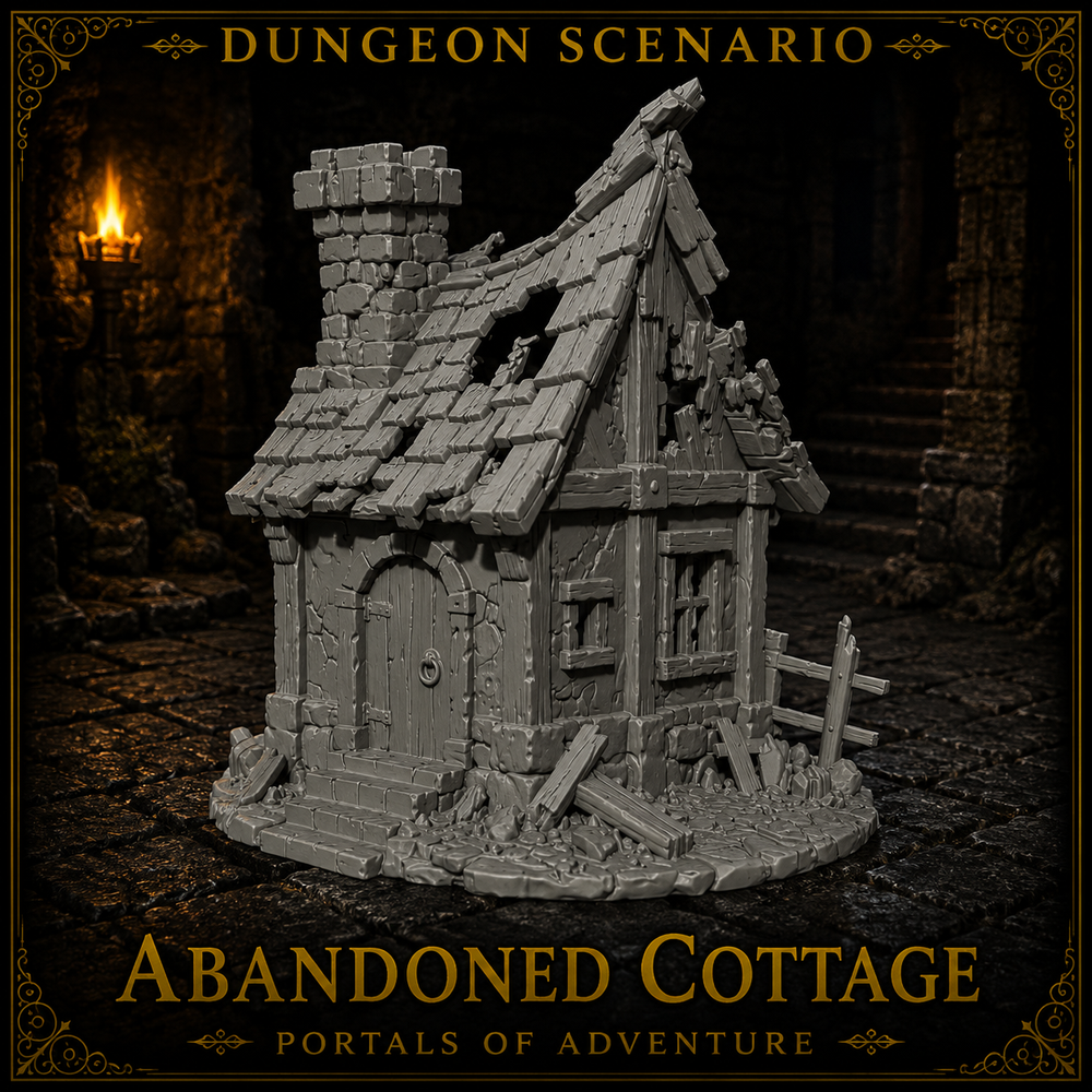 Ruined Cottage – Medieval Homestead Encounter | Dungeons & Dragons Scenario