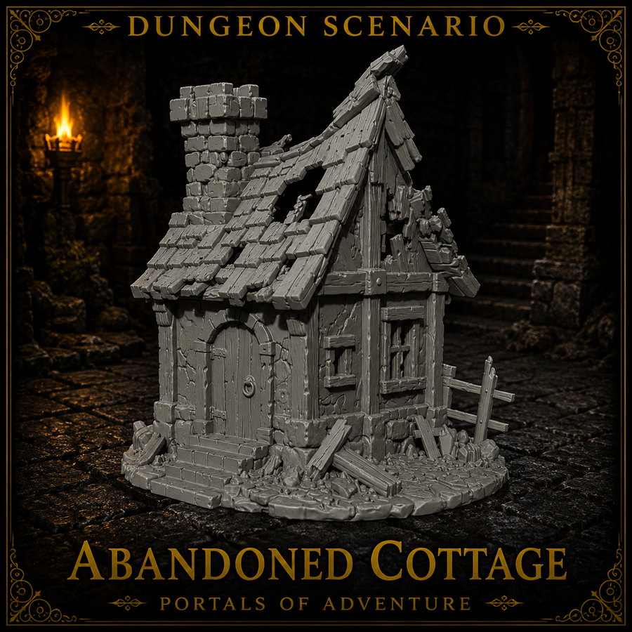 Ruined Cottage – Medieval Homestead Encounter | Dungeons & Dragons Scenario