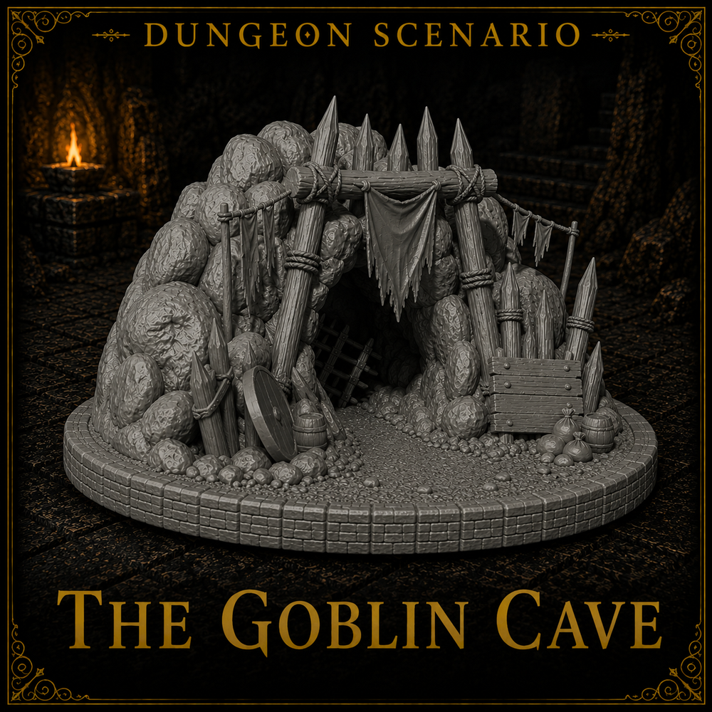 The Goblin Cave – Fortified Goblin Hideout Encounter | Dungeons & Dragons Scenario