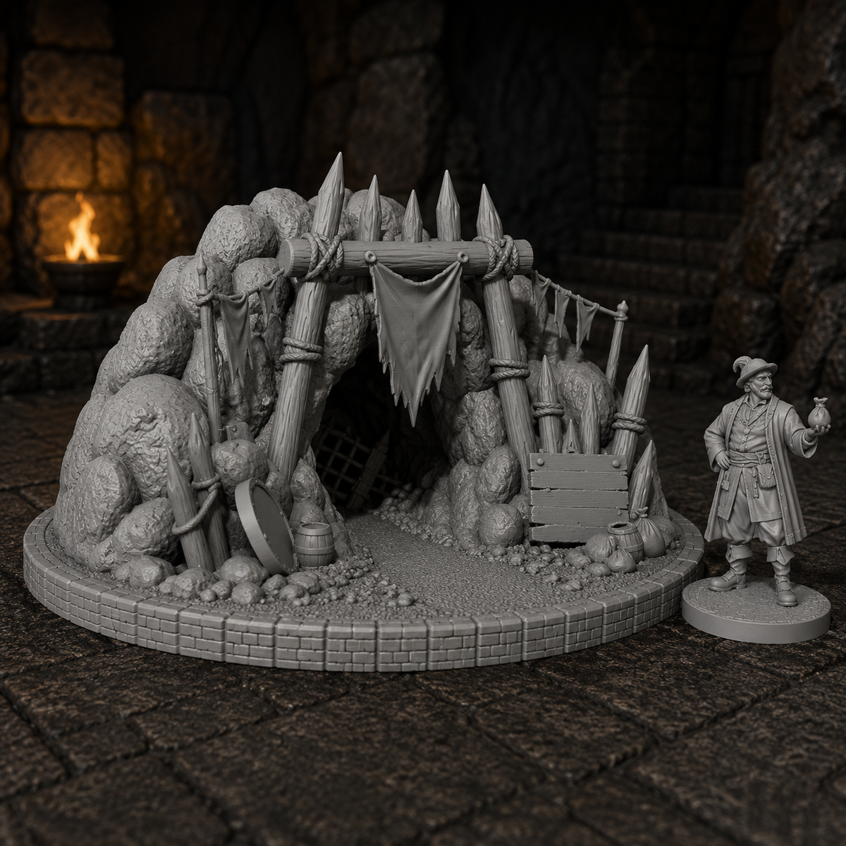 The Goblin Cave – Fortified Goblin Hideout Encounter | Dungeons & Dragons Scenario