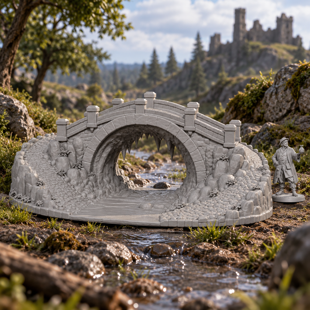 The Troll Bridge – Hidden Cave & Bridge Encounter | Dungeons & Dragons Scenario