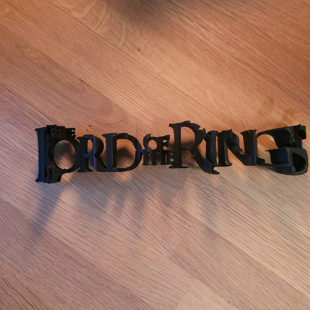 Lord Of The Rings Inspired FLIP TEXT Illusion (The Fellowship) - Multiple Colours & Sizes!