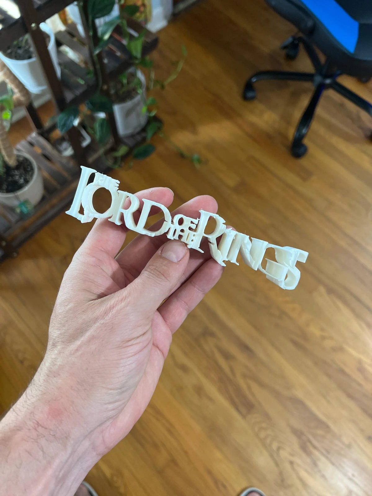 Lord Of The Rings Inspired FLIP TEXT Illusion (The Fellowship) - Multiple Colours & Sizes!