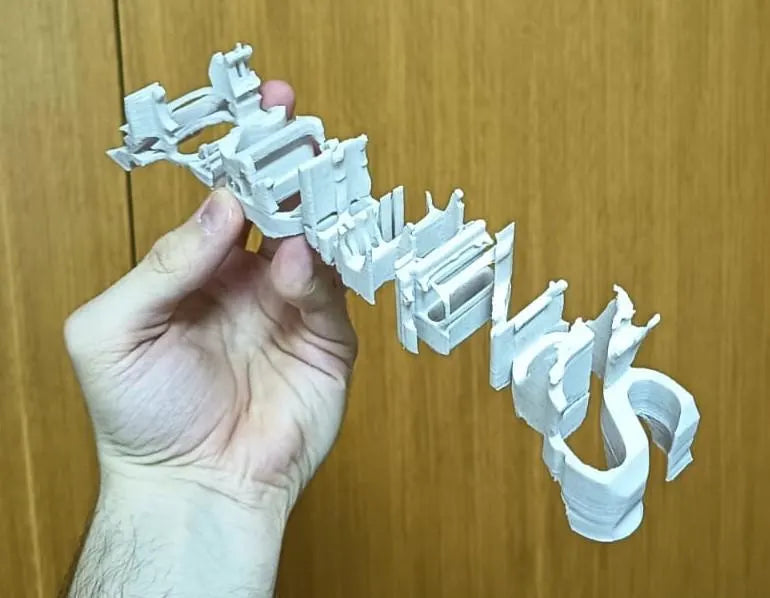 Lord Of The Rings Inspired FLIP TEXT Illusion (The Fellowship) - Multiple Colours & Sizes!
