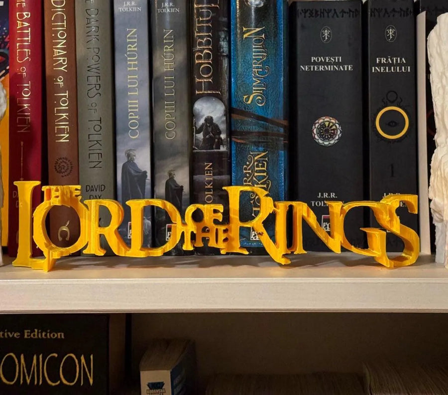 Lord Of The Rings Inspired FLIP TEXT Illusion (The Fellowship) - Multiple Colours & Sizes!