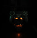 Light Up Samurai Oni Demon Mask Controller Stand | PS4, PS5, Xbox, Steam & Nintendo Controllers with Removable Sword