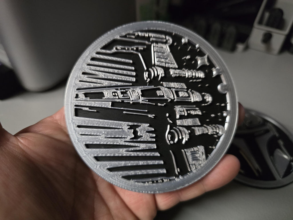 Galactic Coaster Sets – Star Wars Inspried Coasters | Darth Vader, Stormtrooper, Mandalorian