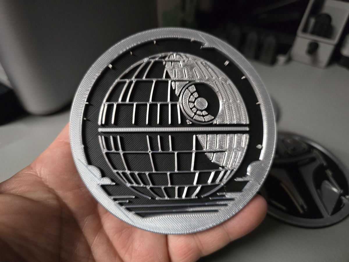 Galactic Coaster Sets – Star Wars Inspried Coasters | Darth Vader, Stormtrooper, Mandalorian