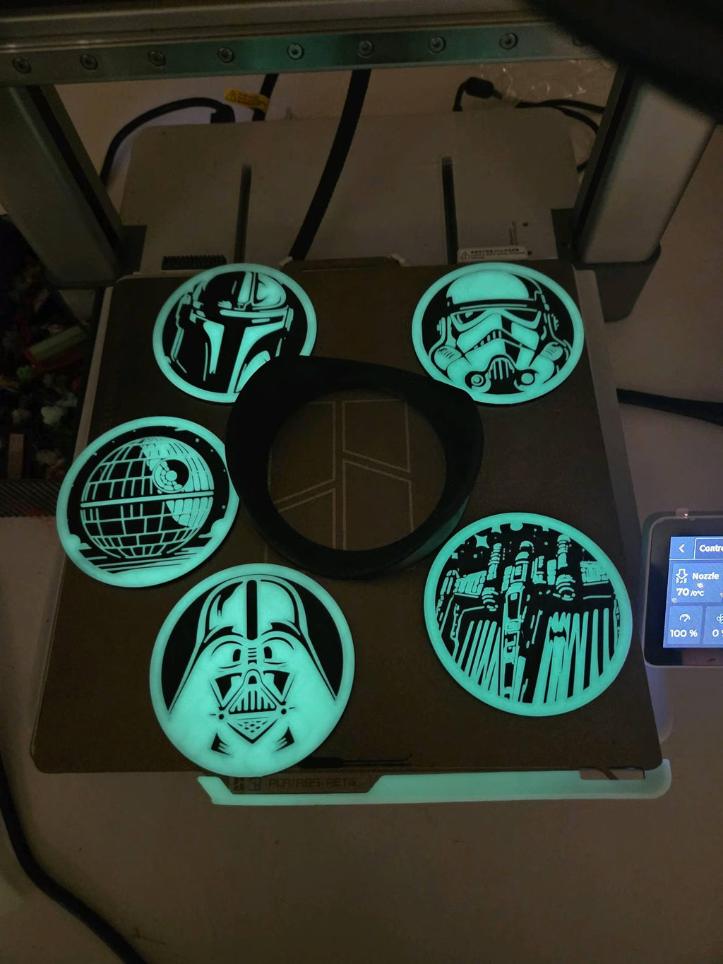 Galactic Coaster Sets – Star Wars Inspried Coasters | Darth Vader, Stormtrooper, Mandalorian