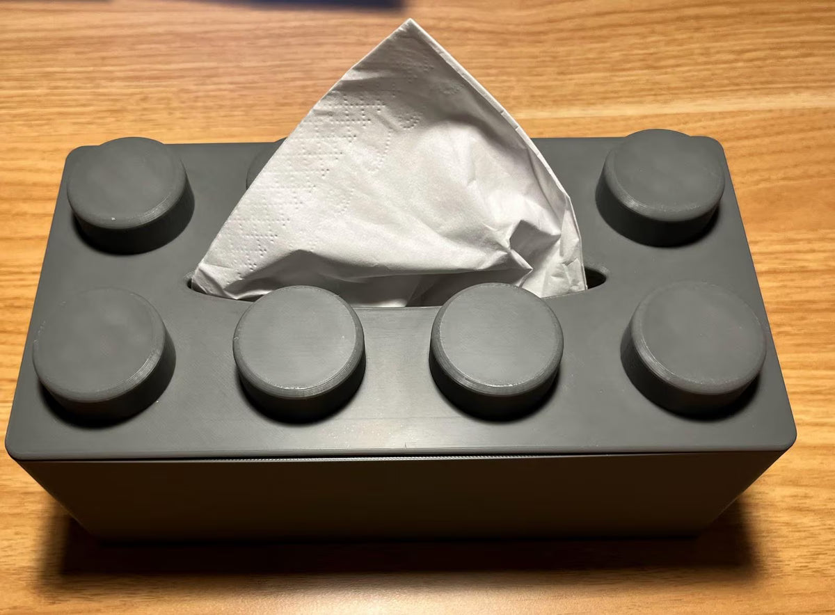 LEGO Inspired Tissue Box Holder - Building Brick Tissue Box