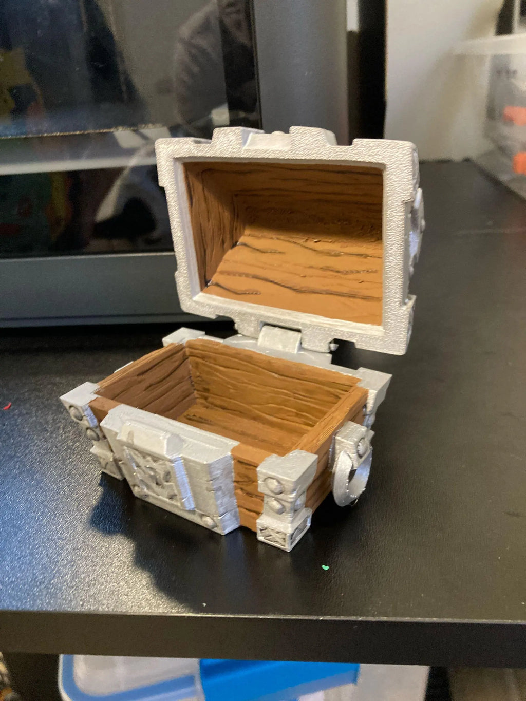 WoW Inspired Treasure Chest - Desk Storage Box | Fantasy Loot Chest & Gamer Gift