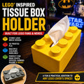 LEGO Inspired Tissue Box Holder - Building Brick Tissue Box