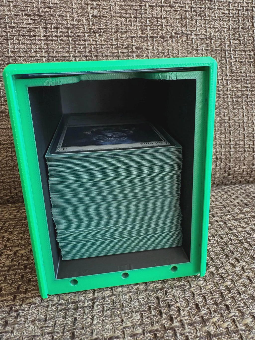 Samurai MTG Deck Box | 3D Printed Commander Deck Box | Holds 115 Double Sleeved Cards | Bushido Inspired Magic The Gathering Storage