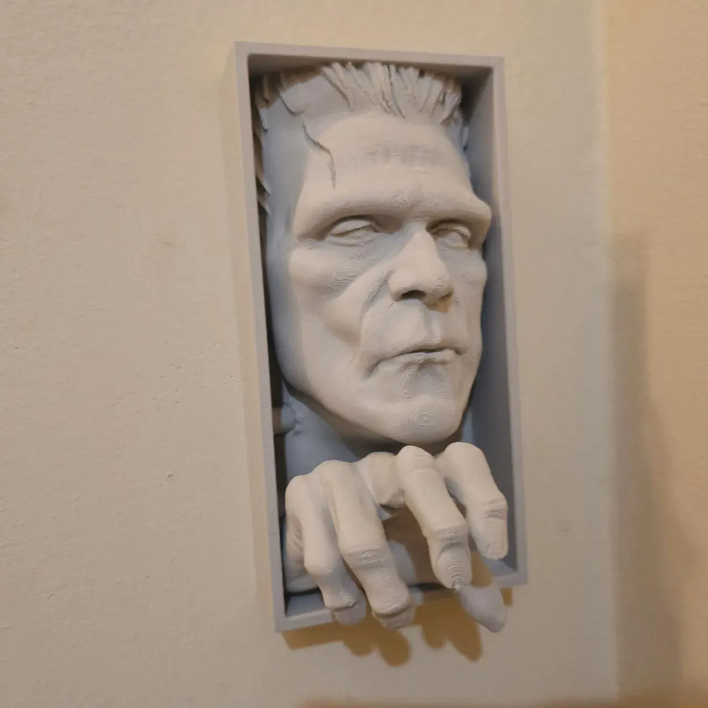 Frankenstein Book Nook & Wall Display - Gothic Horror Bookshelf Insert + FREE Bookmark