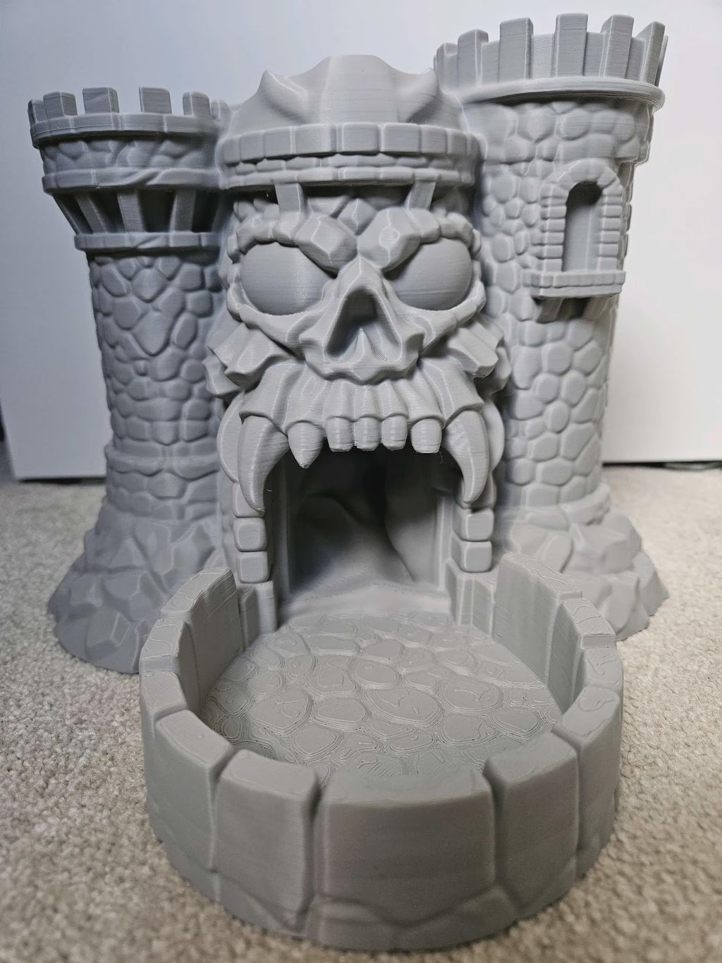 Skull Fortress Dice Tower - DnD Tabletop RPG Dice Roller