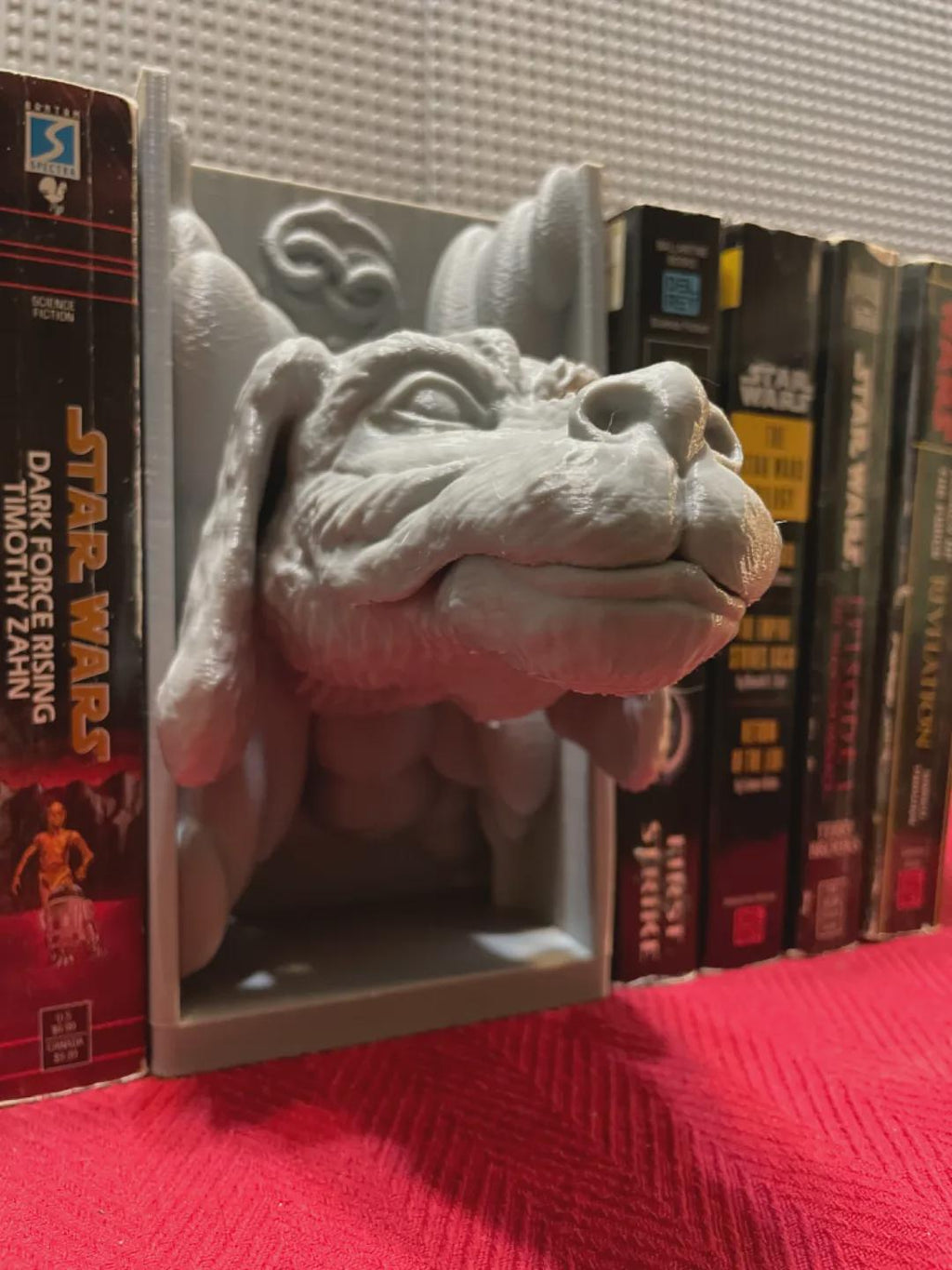 Luck Dragon Book Nook | 80s Fantasy Dragon Bookshelf Insert & Wall Display + FREE Bookmark