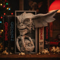 Mischievous Monster Book Nook - 80s Horror Bookshelf Insert & Wall Display + FREE Bookmark