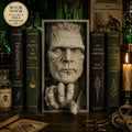 Frankenstein Book Nook & Wall Display - Gothic Horror Bookshelf Insert + FREE Bookmark