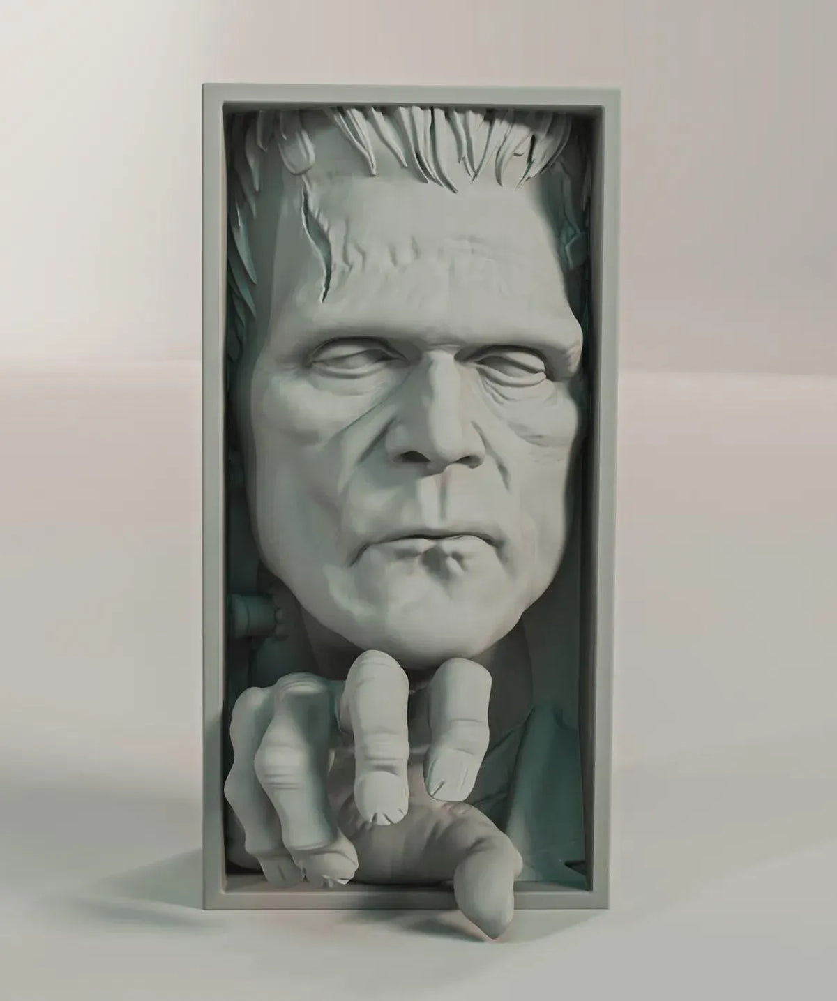 Frankenstein Book Nook & Wall Display - Gothic Horror Bookshelf Insert + FREE Bookmark