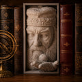 Wizard Professor - Fantasy Book Nook & Wall Display + FREE Bookmark Included
