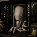 Alien Creature Book Nook - Sci-Fi Horror Bookshelf & Wall Display Insert + FREE Bookmark