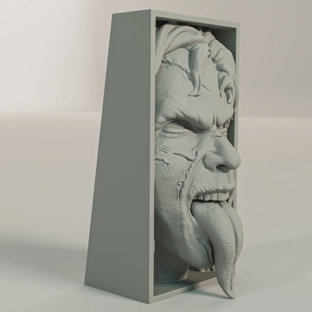 Possessed Girl Book Nook - Exorcist Horror Bookshelf Insert & Wall Display + FREE Bookmark