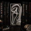 Hooded Stalker Slasher Book Nook - Horror Bookshelf Insert & Wall Display + FREE Bookmark