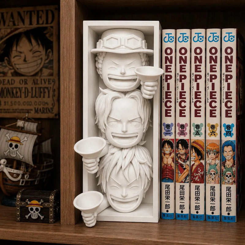 Pirate Anime Book Nook - Anime Bookshelf Insert & Wall Display + FREE Bookmark