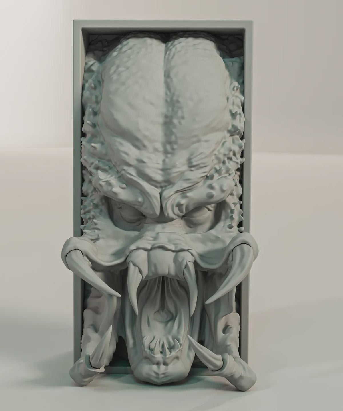 Alien Hunter Book Nook - Sci-Fi Bookshelf Insert & Wall Display + FREE Bookmark