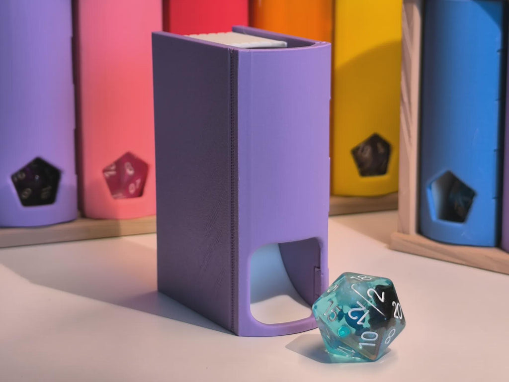 Mini Book RPG Dice Tower  - POCKET SIZE | D&D Dice Tower + Storage Case