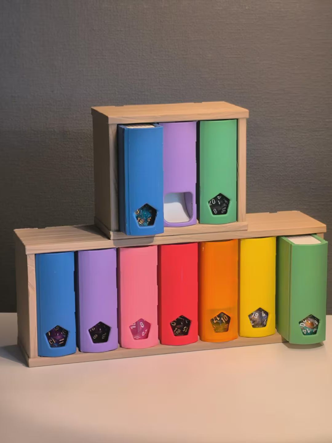 Mini Book RPG Dice Tower  - POCKET SIZE | D&D Dice Tower + Storage Case