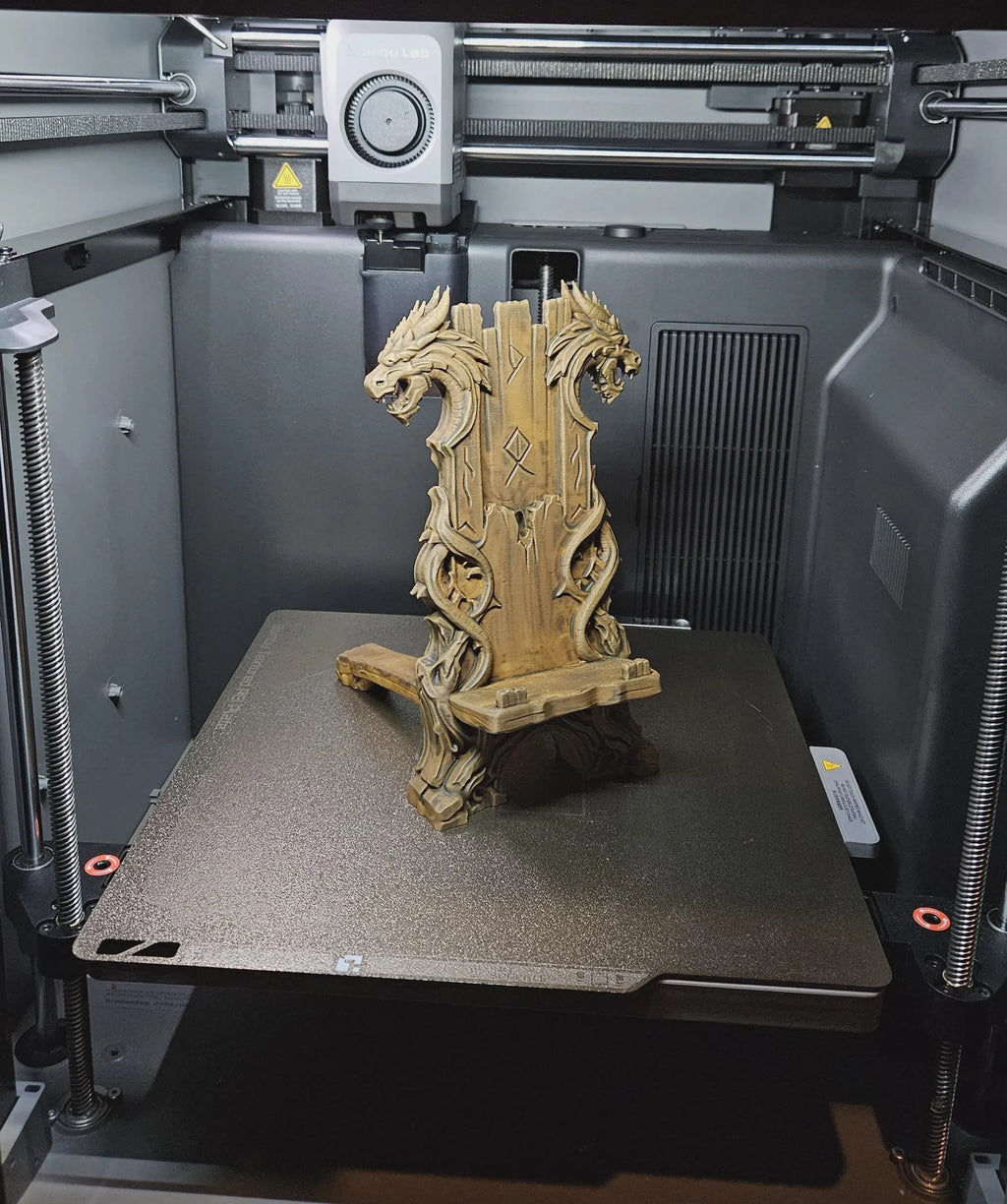 Dragon Throne Phone Stand | Fantasy Medieval Smartphone Holder | Gothic Desk Decor