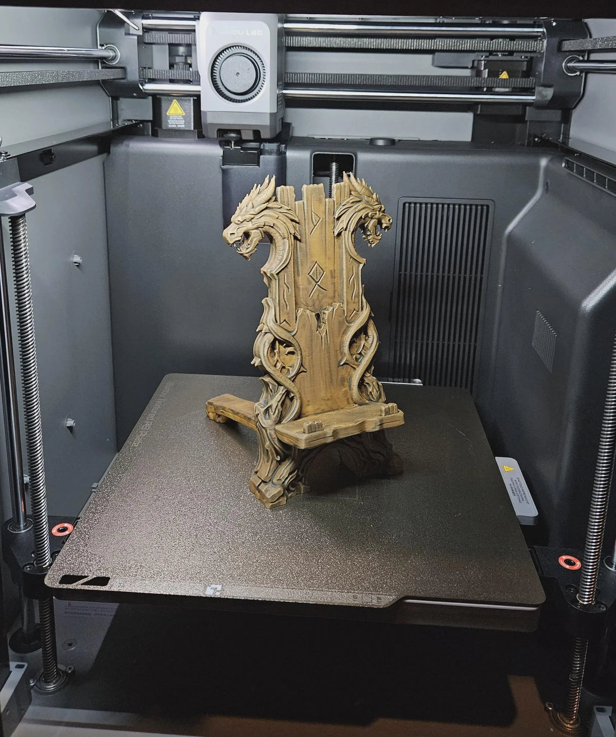 Dragon Throne Phone Stand | Fantasy Medieval Smartphone Holder | Gothic Desk Decor