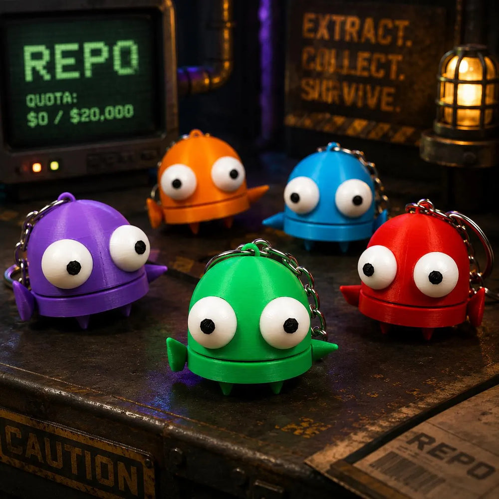 REPO Head Keyring | 3D Printed Game Inspired Keychain | Funny Gamer Gift