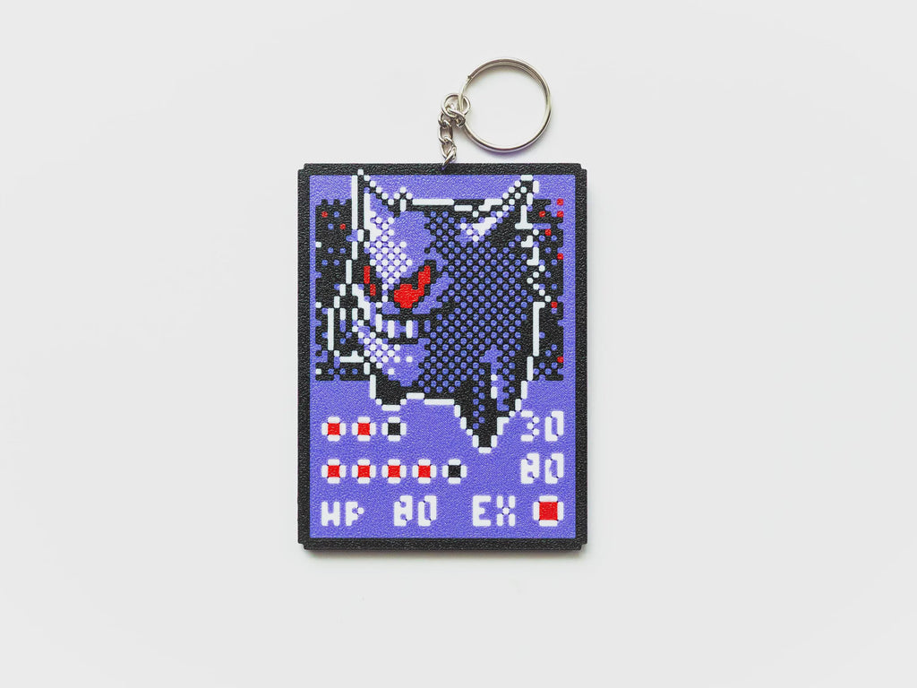 Pixel Monster Sprites Keyrings - Retro Creature TCG Keychain | Collectible Gamer Gift & Stocking Filler