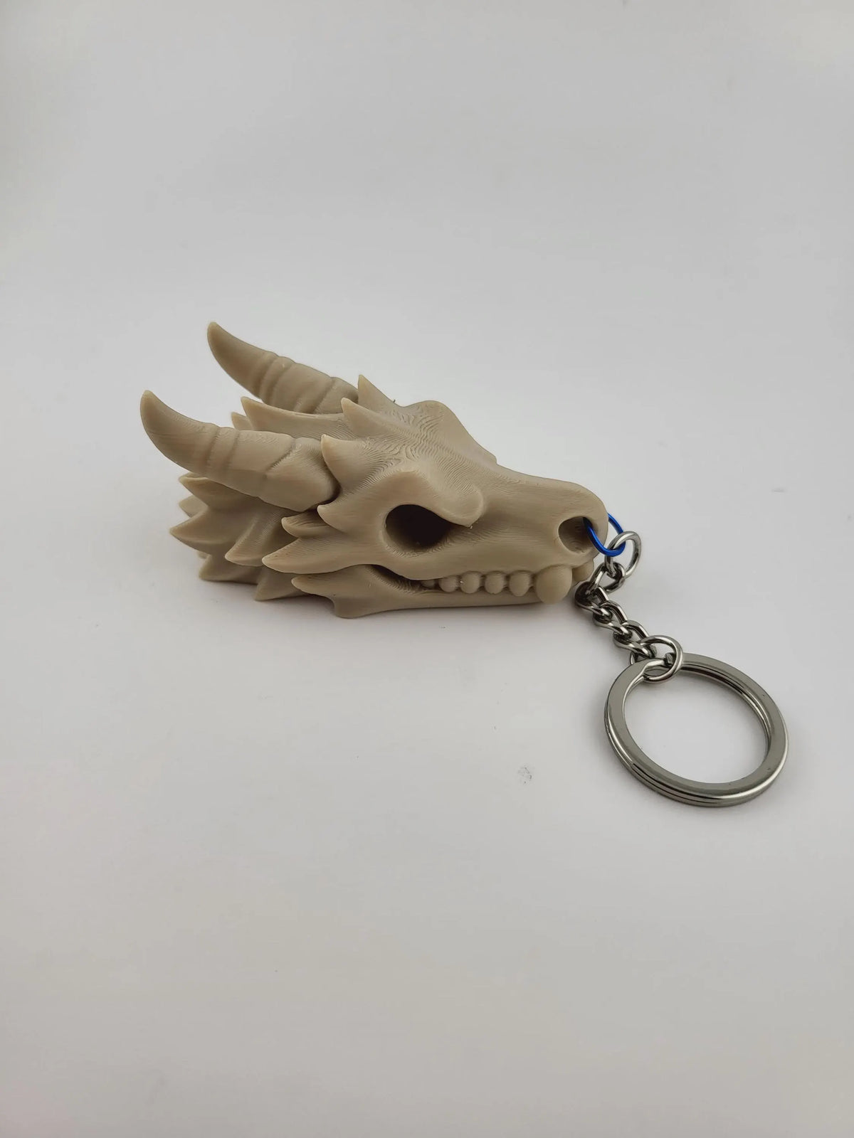 Dragon Skull Keyring - Dungeons & Dragons Style Accessory | Fantasy Keychain Gift