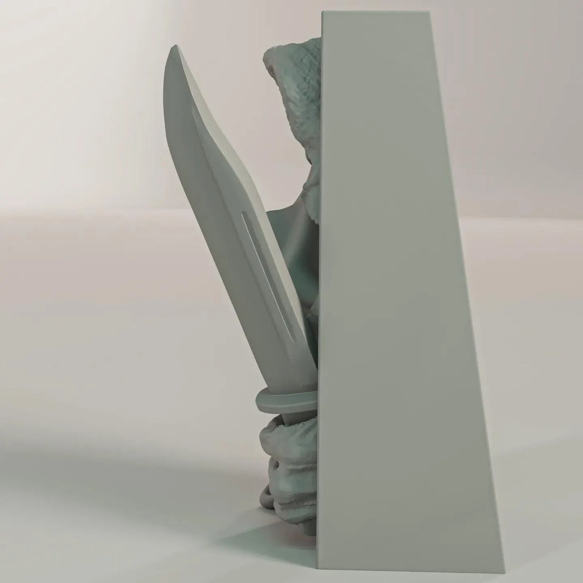 Hooded Stalker Slasher Book Nook - Horror Bookshelf Insert & Wall Display + FREE Bookmark