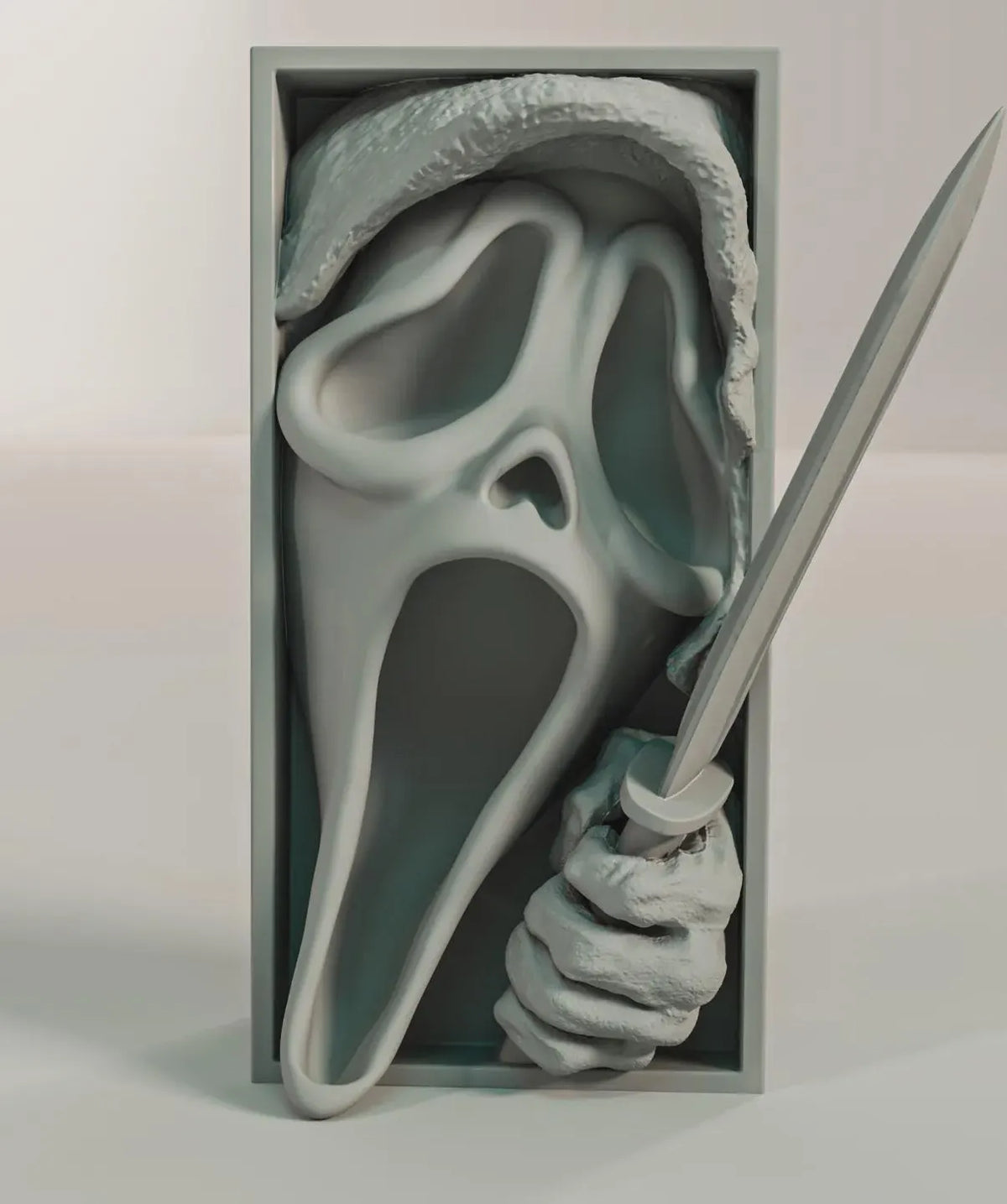 Hooded Stalker Slasher Book Nook - Horror Bookshelf Insert & Wall Display + FREE Bookmark