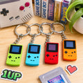Retro Handheld Console Keyring | 3D Printed Gaming Keychain | Gamer Accessory
