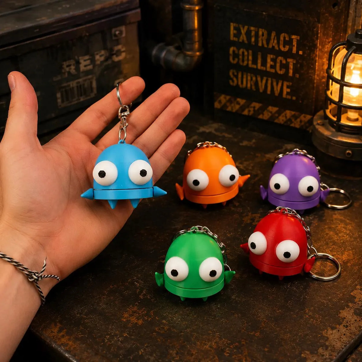 REPO Head Keyring | 3D Printed Game Inspired Keychain | Funny Gamer Gift